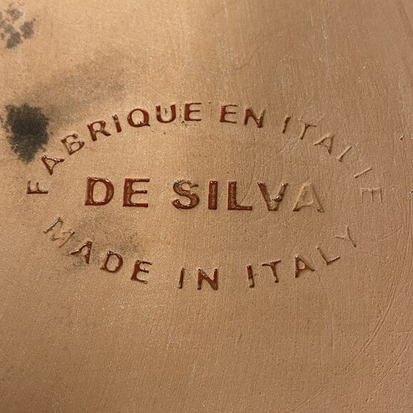 2 De Silva Baking Casserole Square Dishes Blue & Red 6x6 Italy - Picture 12 of 12